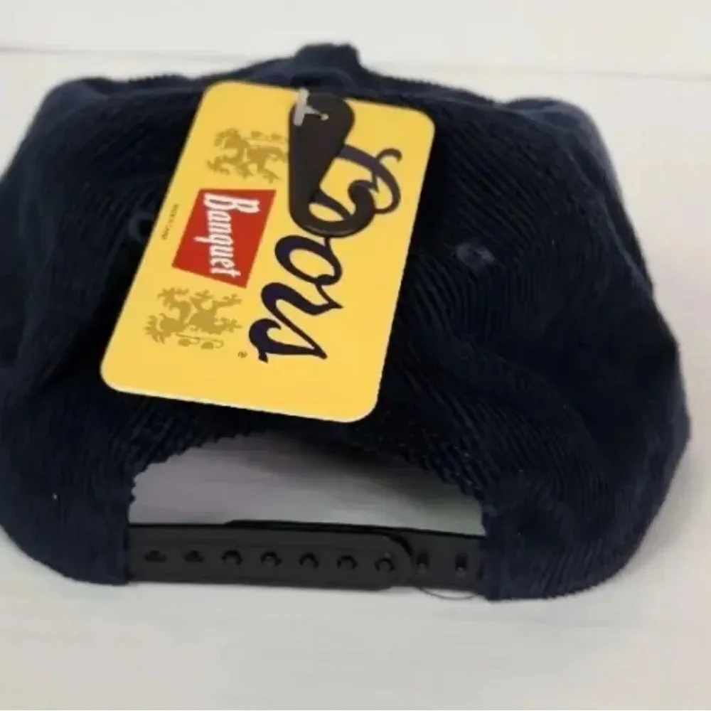 Coors | Miller‎ -  Banquet Corduroy Snapback Hat| Bucket Hat Vintage 90’s Style